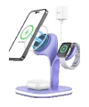 YM-UD22 Kablosuz Şarj Masaüstü Set - Lila-(5796)