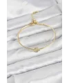 Yonca Model Gold Renk Kadın Bileklik
