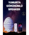 Yumurta Şeklinde Su Dalgalı Bluetooth Speaker Lamba Renkli Şarjlı