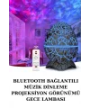 Yumurta Şeklinde Su Dalgalı Bluetooth Speaker Lamba Renkli Şarjlı