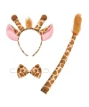 Zürafa Kosümü Aksesuar Seti 3 Lü - Taç Papyon Kuyruk