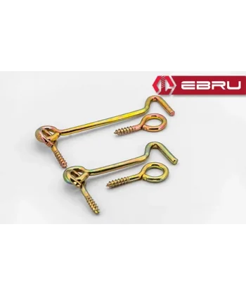 , Kapı Pencere Halkalı Çengel, Kanca Kilit 60 - 100 Adet