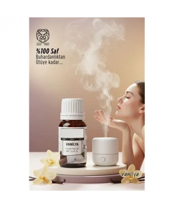 %100 Saf ve Yoğun Vanilya Çiçeği Esansı - Ütü Buhardanlık ve Koku Makineleri İçin 10 ml