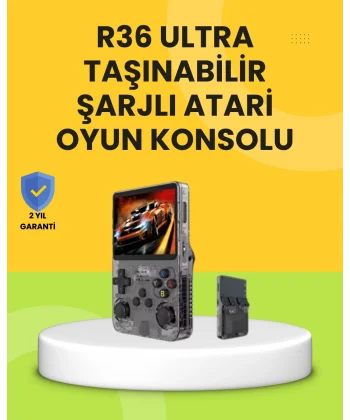 10.000 Klasik Oyunlu Taşınabilir El Konsolu USB Type-C