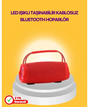 10W Güçlü Stereo Ses Sunan IPX6 Bluetooth Hoparlör