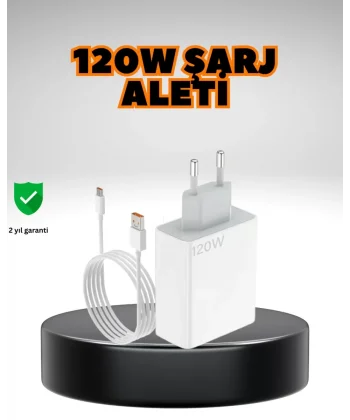 120 Watt Ultra Hızlı Şarj Seti Realme 7 8 9 Pro Uyumlu