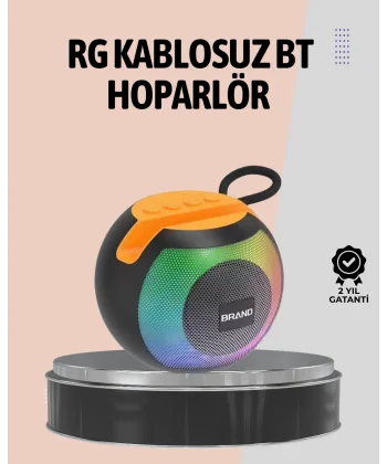 1200mAh Uzun Pil Ömürlü Bluetooth Hoparlör