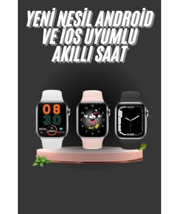 1.83 İnç Akıllı Saat Android ve İOS Uyumlu Çağrı Cevaplayabilen Adımsayar GPS Takibi