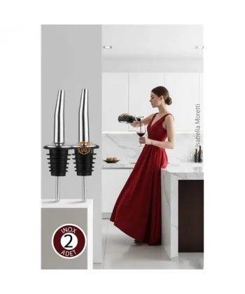 2 Adet Profesyonel Inox Paslanmaz Çelik Free Flow Pourer (Akıtıcı)