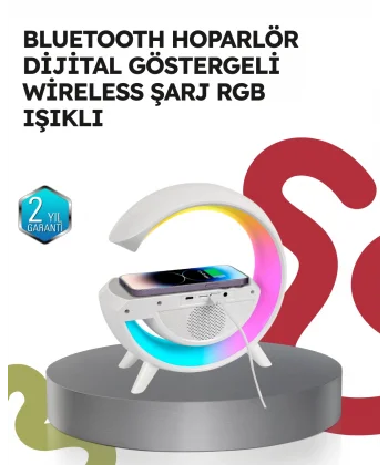 2025 Model 15W Kablosuz Şarjlı Renkli Atmosfer Lambası