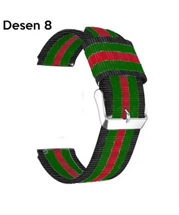 22MM Gear S3 Watch 4 -GT2 GT2E 46MM Kayış Kordon Nylon Watch 3 45MM-(5775)