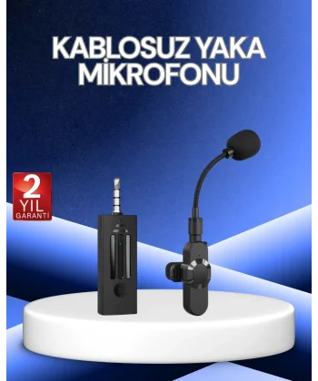 2.4 GHz Düşük Gecikmeli Kablosuz Ses Kayıt Mikrofonu