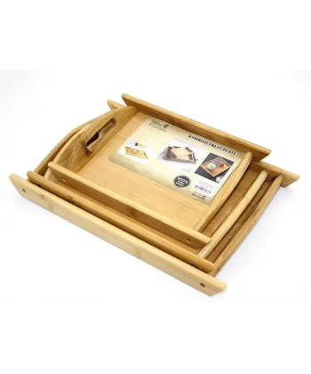 3lü Bambu Tepsi Alk2167