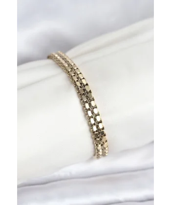 316L Çelik Gold Renk Kadın Bileklik