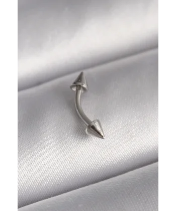 316L Çelik Gümüş Renk Çivi Model Piercing