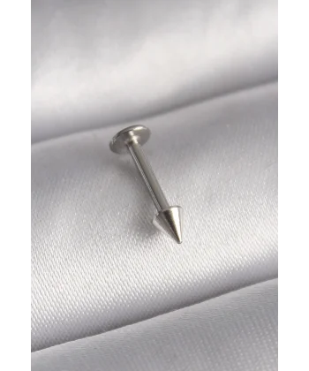 316L Çelik Gümüş Renk Çivi Model Piercing