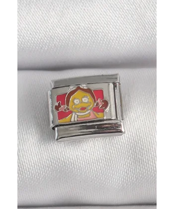 316L Çelik Gümüş Renk Renkli Çocuk İşlemeli Nomination Charm