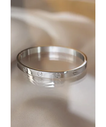 316L Çelik Silver Renk Bilezik