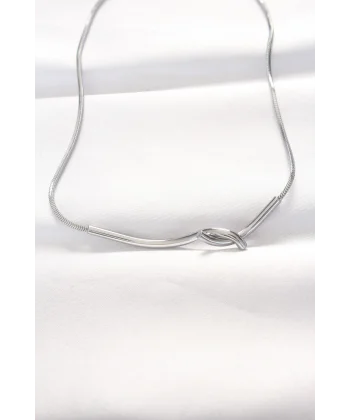 316L Çelik Silver Renk Kolye