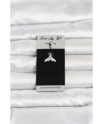 316L Cerrahi Çelik Dolphin Kuyruk Model Göbek Piercing