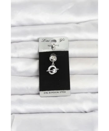 316L Cerrahi Çelik Sallantılı Yıldız Model Göbek Piercing