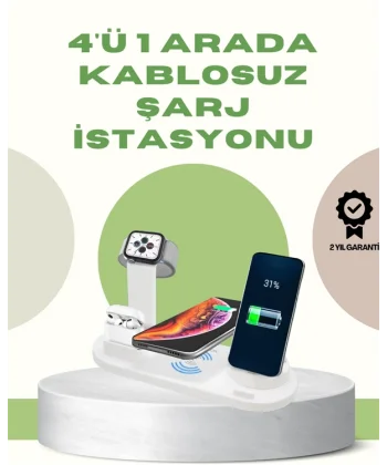 360° Döner Bağlantı Noktalı Kaymaz Taban – Akıllı Şarj Teknolojisiyle Donatılmış Geniş Uyumluluk