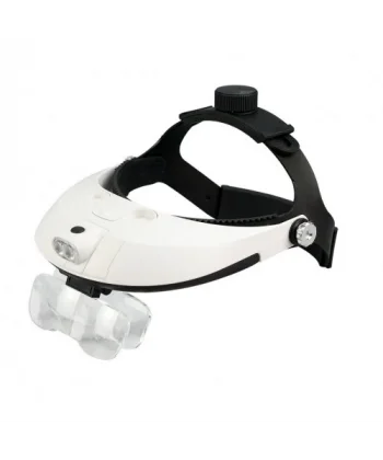 5 Mercekli Çok Fonksiyonlu, Başlık Tip Işıklı Büyüteç 81001h