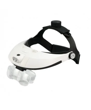 5 Mercekli Çok Fonksiyonlu, Başlık Tip Işıklı Büyüteç 81001h