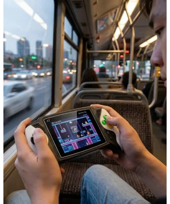 620 Klasik Oyunlu Mini El Konsolu Şarjlı Batarya HD Görüntü