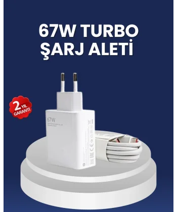67 Watt Hızlı Şarj Adaptörü Samsung S20 S21 S22 S23 Uyumlu