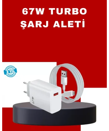67 Watt Yüksek Güç Şarj Adaptörü Mi 10 Mi 11 Mi 12 Uyumlu