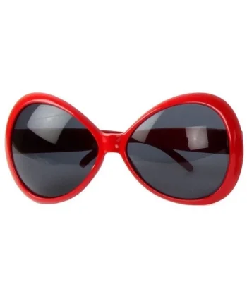 70 Li Yıllar Kırmızı Renk Nostalji Yeşilçam Parti Gözlüğü 15x7 Cm