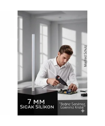 7mm İnce Ultra-Şeffaf Profesyonel Sıcak Silikon – Kristal Berraklığında Güçlü Yapışkan