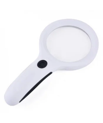 8 Ledli 3x75mm & 10x19mm El Büyüteç, Takı, Okuma,para Kontrol Için