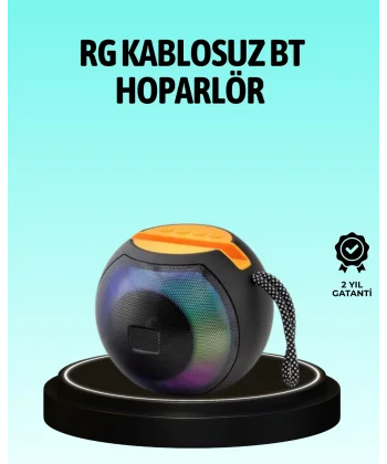 8 Saat Çalma Süreli Taşınabilir Bluetooth Hoparlör