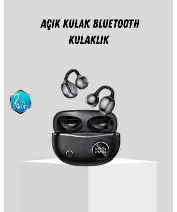 Açık Kulak Bluetooth Kulaklık 5.4 APTX Destekli Ergonomik Tasarım