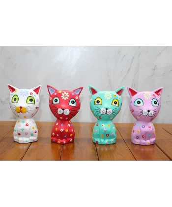 Ahşap Tekli Kedi Polos:15