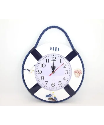 Ahşap Marin Duvara Asmalı Saat Alk2460