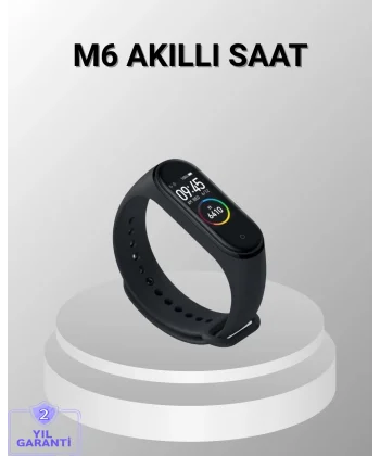 Akıllı Bileklik – Adım Sayar Kalp Atış Ölçer Uyku Takipli ve Suya Dayanıklı