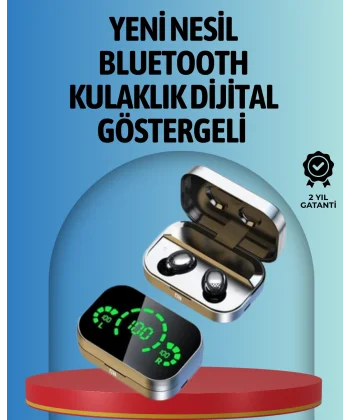 Akıllı Dijital Ekranlı TWS Kulaklık – Uzun Pil Ömrü Stabil Bağlantı