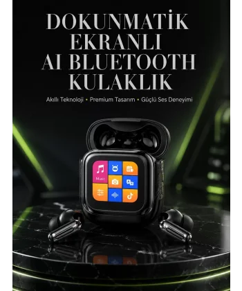 Akıllı Dokunmatik Kontrol AI Özellikli Bluetooth Kulaklık