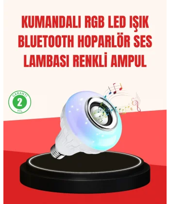 Akıllı LED Ampul – E27 Uyumlu ve Müzik Çalarlı Tasarım