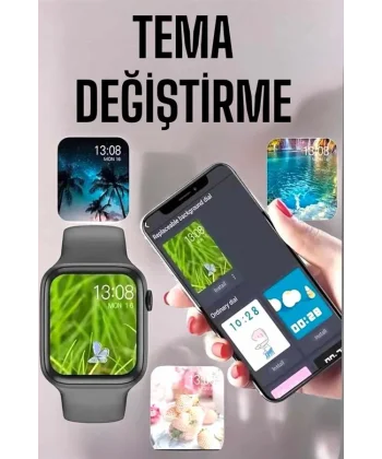 Akıllı Saat Amoled Ekran Yeni Nesil Bluetooth Bağlantılı