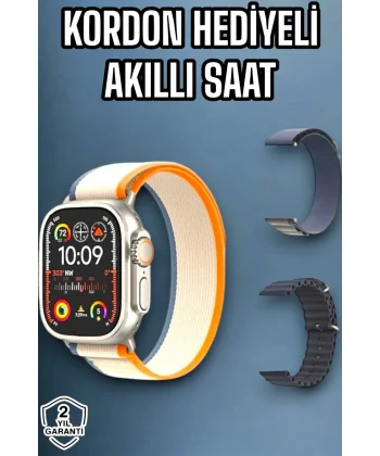 Akıllı Saat Android ve İOS Uyumlu NFC Ve GPS Özelliği Arama Cevaplayan