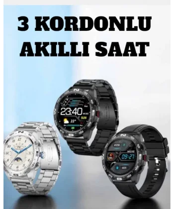 Akıllı Saat Arama Cevaplayan Titreşim Özelliğiyle Bildirim Görebilen