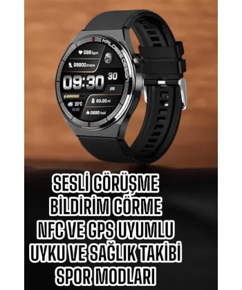 Akıllı Saat Bluetooth Bağlantılı Amoled Ekran Uyku ve Sağlık Takibi