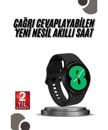 Akıllı Saat Bluetooth Bağlantılı Yuvarlak Ekran Plastik Kordonlu