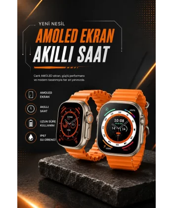 Akıllı Saat GPS Özelliği Bildirim Görme Adımsayar Sesli Görüşme Yapabilen