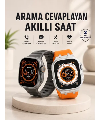Akıllı Saat GPS Sağlık Ve Uyku Takibi Arama Cevaplayan Bluetooth Bağlantılı