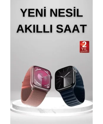 Akıllı Saat İos Andorid Destekli Arama Özeliği Sensörlü Bluetooth Bağlantılı